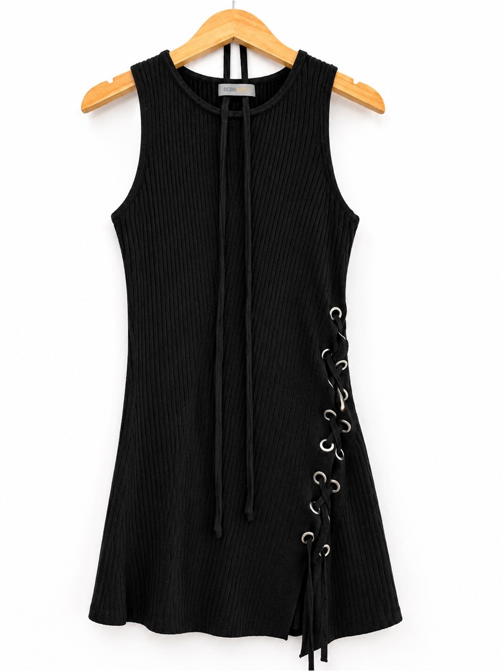 Ramy Brook Black Ribbed Sleeveless Tank Top